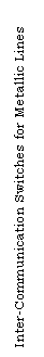 Text Box: Inter-Communication Switches for Metallic Lines